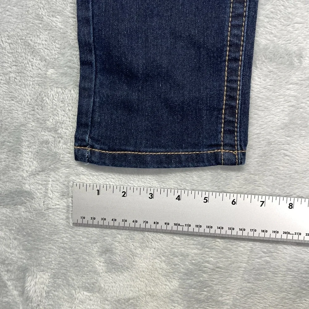 NWT rue21 Jeans Womens 5/6 (31x30) Blue Denim‎ Double Stitch Mid Rise Skinny Leg